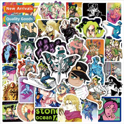 50 pcs of jojo wonderful adventure doodle stickers bike comp