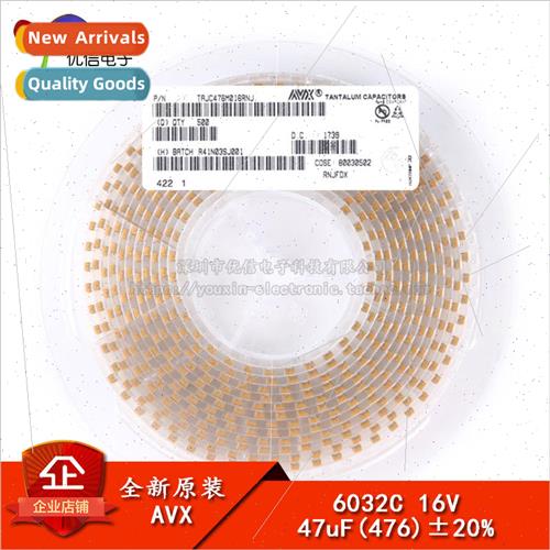 al Chip Tantalum Capacitor 6032C 47uF±20% 16V TAJC476M016RN