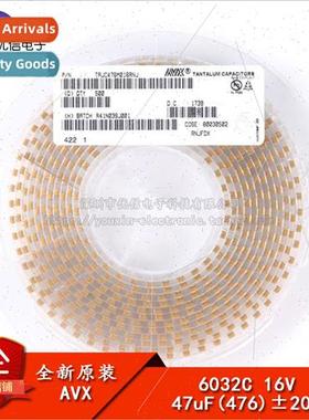 al Chip Tantalum Capacitor 6032C 47uF±20% 16V TAJC476M016RN