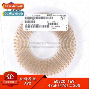 Capacitor Tantalum 6032C 47uF±20% TAJC476M016RN 16V Chip