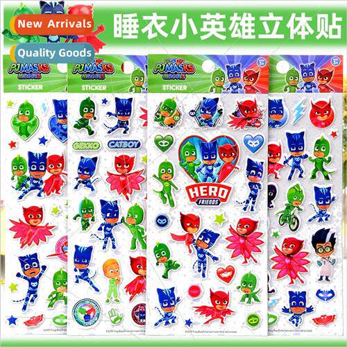 Pajamas little heroes stickers childrens toys three-dimensio