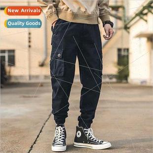 ins loo mens casual retro American hundreds pants Work