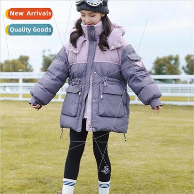 Girls cotton suit winter 2023 new 适用eign- childrens big gi