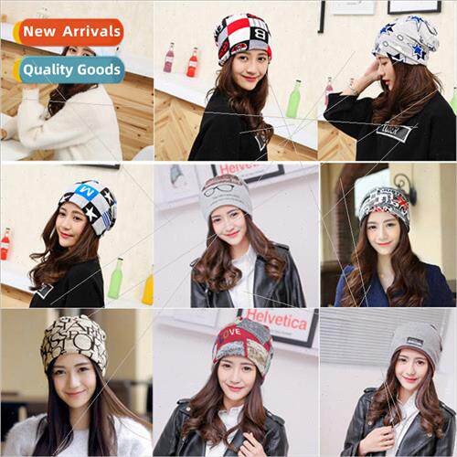Korean  of the new spring and summer letters set head cap fe