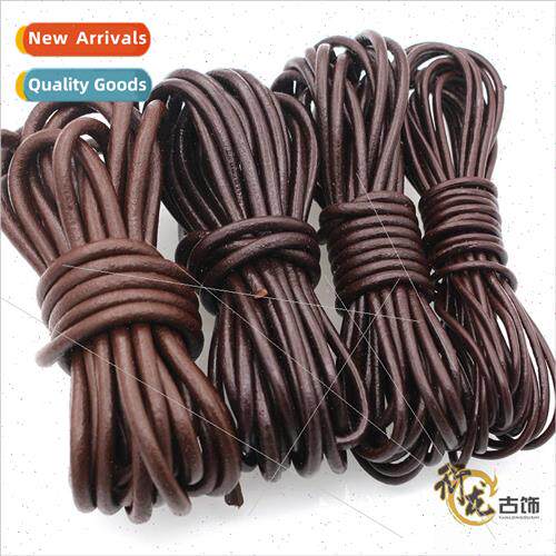 diy leather rope cowhide rope material handmade braided rope