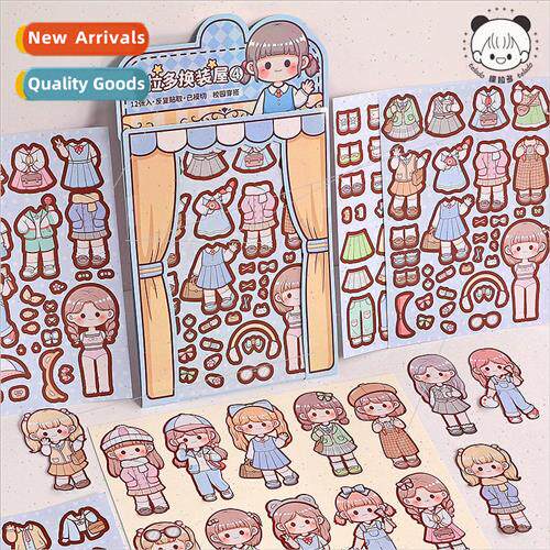 Dodo Sauce Dress Up House School Wear Handbook Stickers Cute