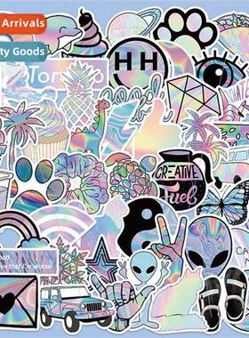 Korea thence wind hologram hologram laser stickers DIY graff