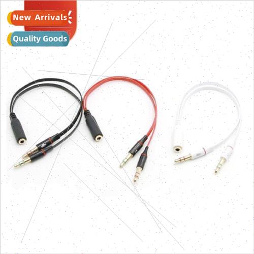 3.5mm 2-in-1 audio cable laptop desktop computer headset mic