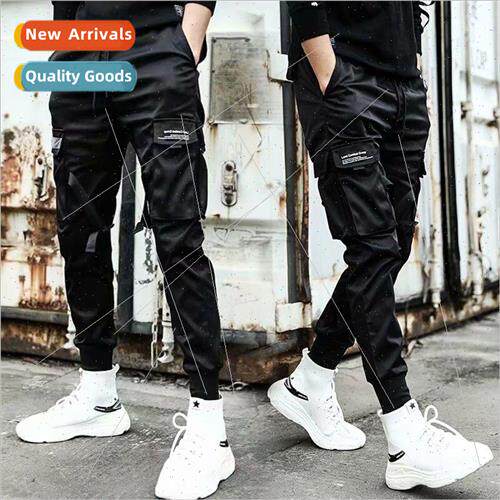 Autumn nd military  mens casual pants men ins drawstring wor