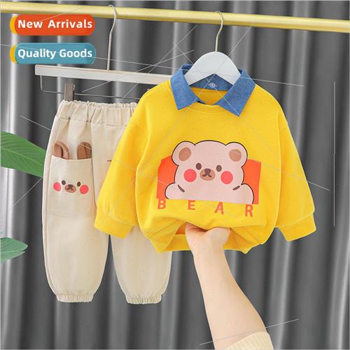 Korean  of the childrens wear boys fall suit suit in small c