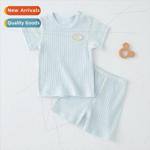 Baby home wear thin section suit cotton split men and women