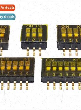 1.27mm Pitch KE Dip Switch SMD 1P/2P/3P/4P/5/6/8/10P Positio