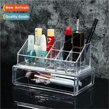 Transparent Cosmetic Organizer Desktop Drawer Skincare Makeu