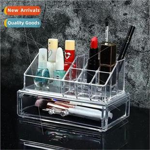 Transparent Cosmetic Organizer Desktop Drawer Skincare Makeu