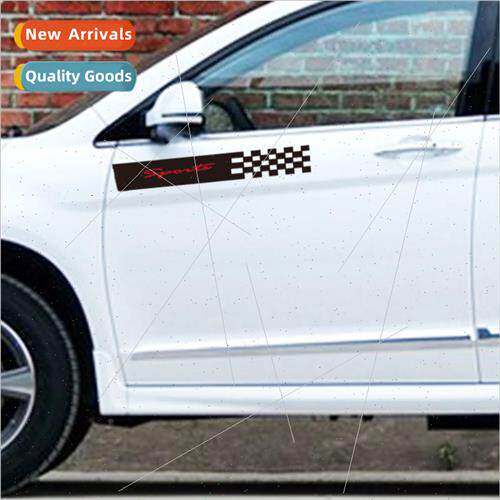 Checkered flag small car stickers scratches masking stickers
