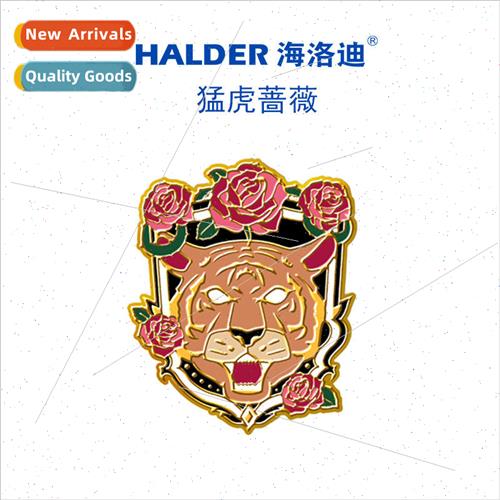 tiger rose badge embellishments decorations high-end persona
