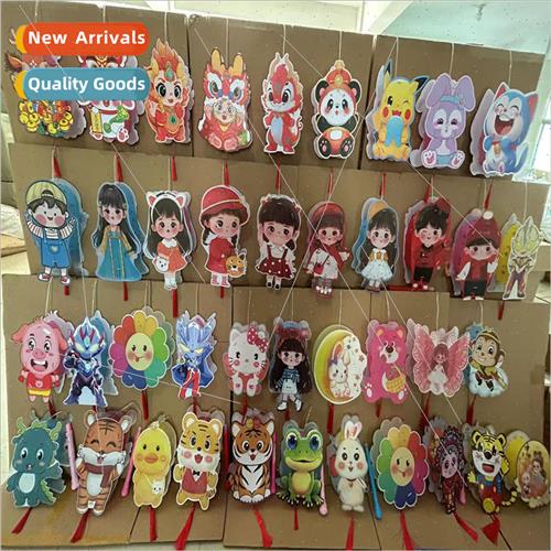 New light-emitting handheld cartoon lanterns children DIY ho