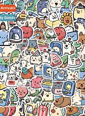 100 cartoon animal graffiti stickers cell phone case luggage