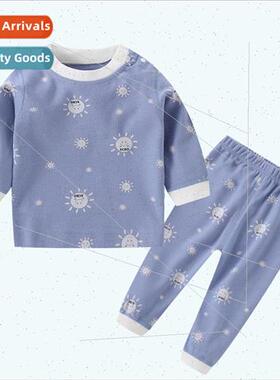 Childrens qiu jie qiu pants boys baby qiu jie set girls spri