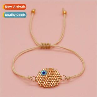 Fashion New oval eyes Devils beads INS Eye rice rows