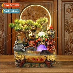 LED Lighting Flowing Chinese Alpine Desktop Tank New Fish