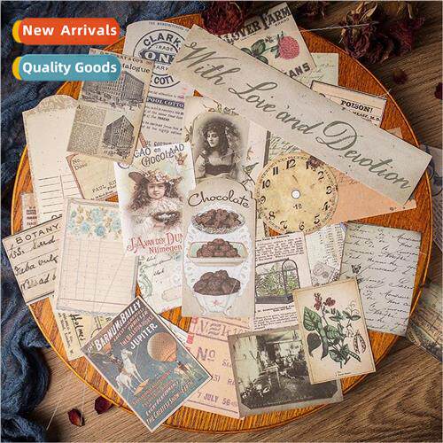 junk journal vintage material mixed pack large size old Engl