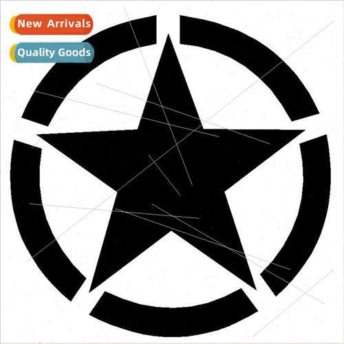 Pentagram Reflective Stickers Body Stickers Car Door Sticker