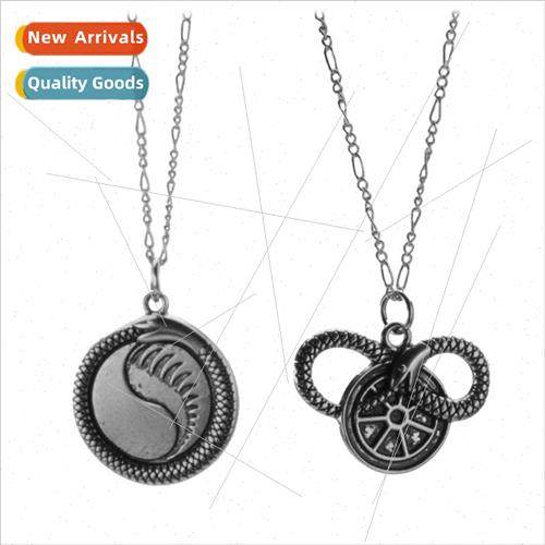 Movie and  the Wheel of time retro necklace high  zinc alloy