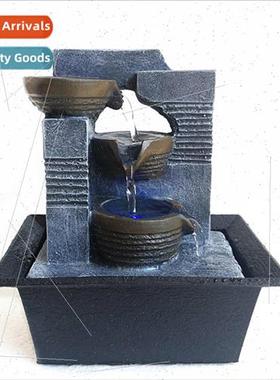 New flowing water ornaments desktop fountain resin crafts of