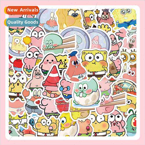 60 Q  of the spongebob stickers cartoon cute Patrick star an
