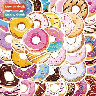 stickers refrig case phone cell cartoon donut cute pcs