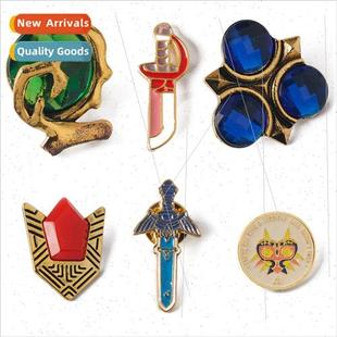 sword badge brooch Game jewelry sky clothing accessor zelda