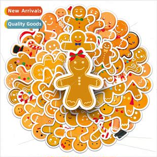 man gingerbread cartoon food waterpro cute Christmas