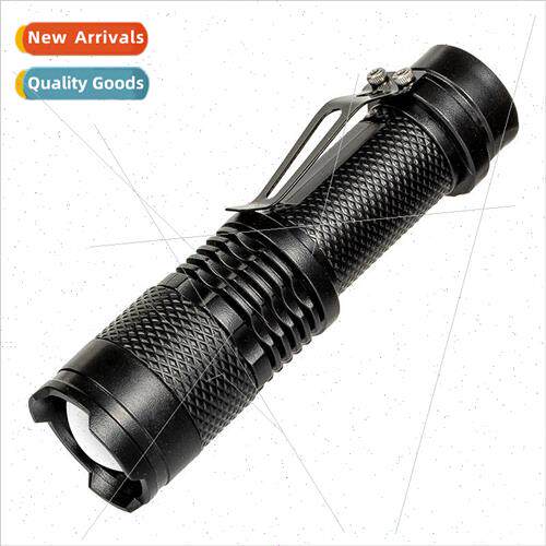 Zoom mini SK68 aluminum alloy strong light flashlight LED po