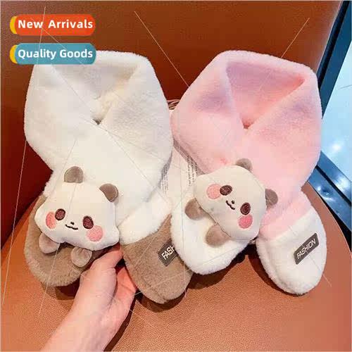 Childrens scarves fall and winter new boys plush scarf cute
