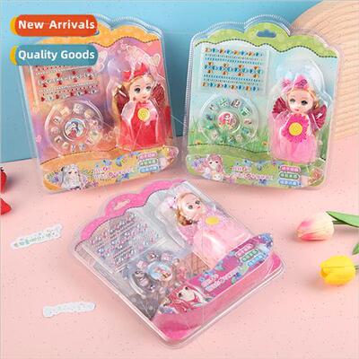 Childrens nail stickers cartoon manicure play house toys bab