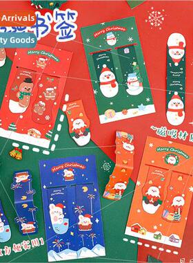 Christmas magnetic bookmarks students Christmas exquisite st
