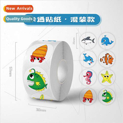 500/roll rolls  childrens ys animal reward decorative sticke