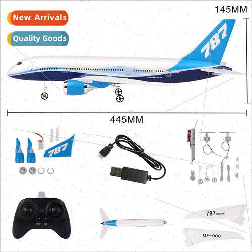 QF008 RC glider three-channel Boeing 787 airliner motor ligh