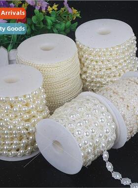 Round sun rose double rows of double wire pearl chain linkin