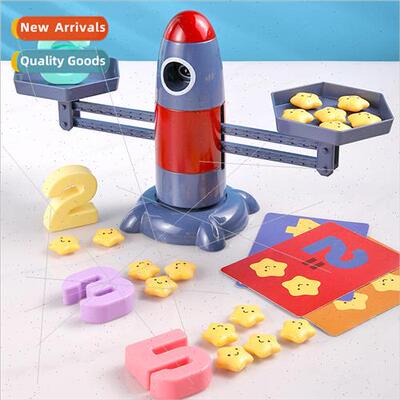 Childrens digital balance scale rocket puzzle toy weighing e