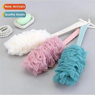 Large Nylon Gauze Handle Bubble Extra Scrub Long Bath