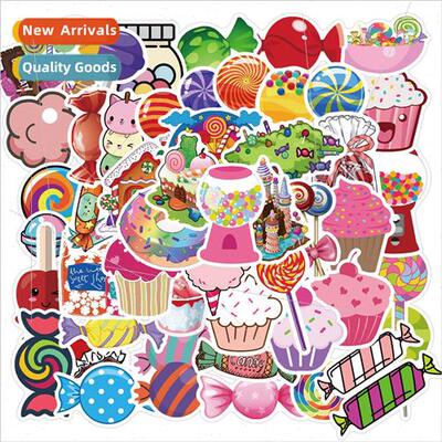 50 colorful candy graffiti stickers personalized decorative