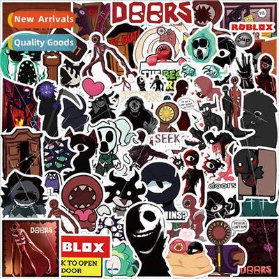 50pcs Horror Escape Game Doodle Stickers Decoration Guitar g