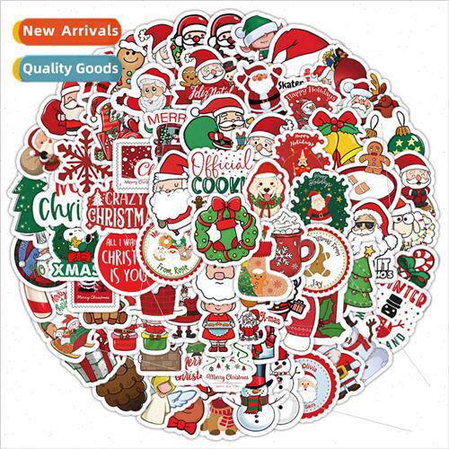 100 cartoon Christmas children stickers cell phone luggage s