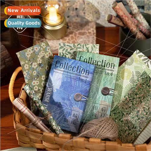 Cloth material paper Time Warmth Series Vintage terature Han