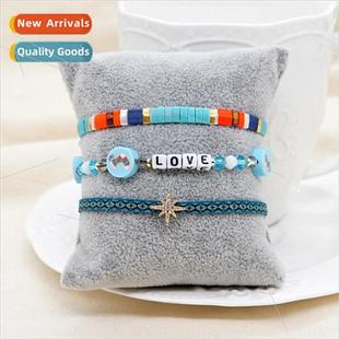 simple beads and crystal rice winter tila Autumn azure