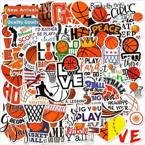 50 basketball sports stickers childrens cartoon stickers sui