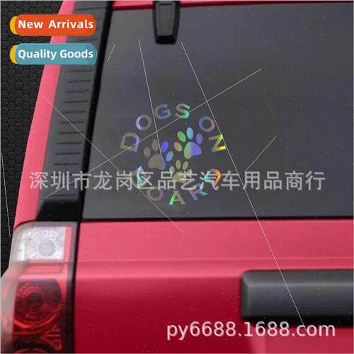 X-272 cute cartoon cat paw dog paw footprint car body sticke