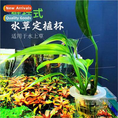 Fish tank aquatic plant cup aquatic plant planting basket wa